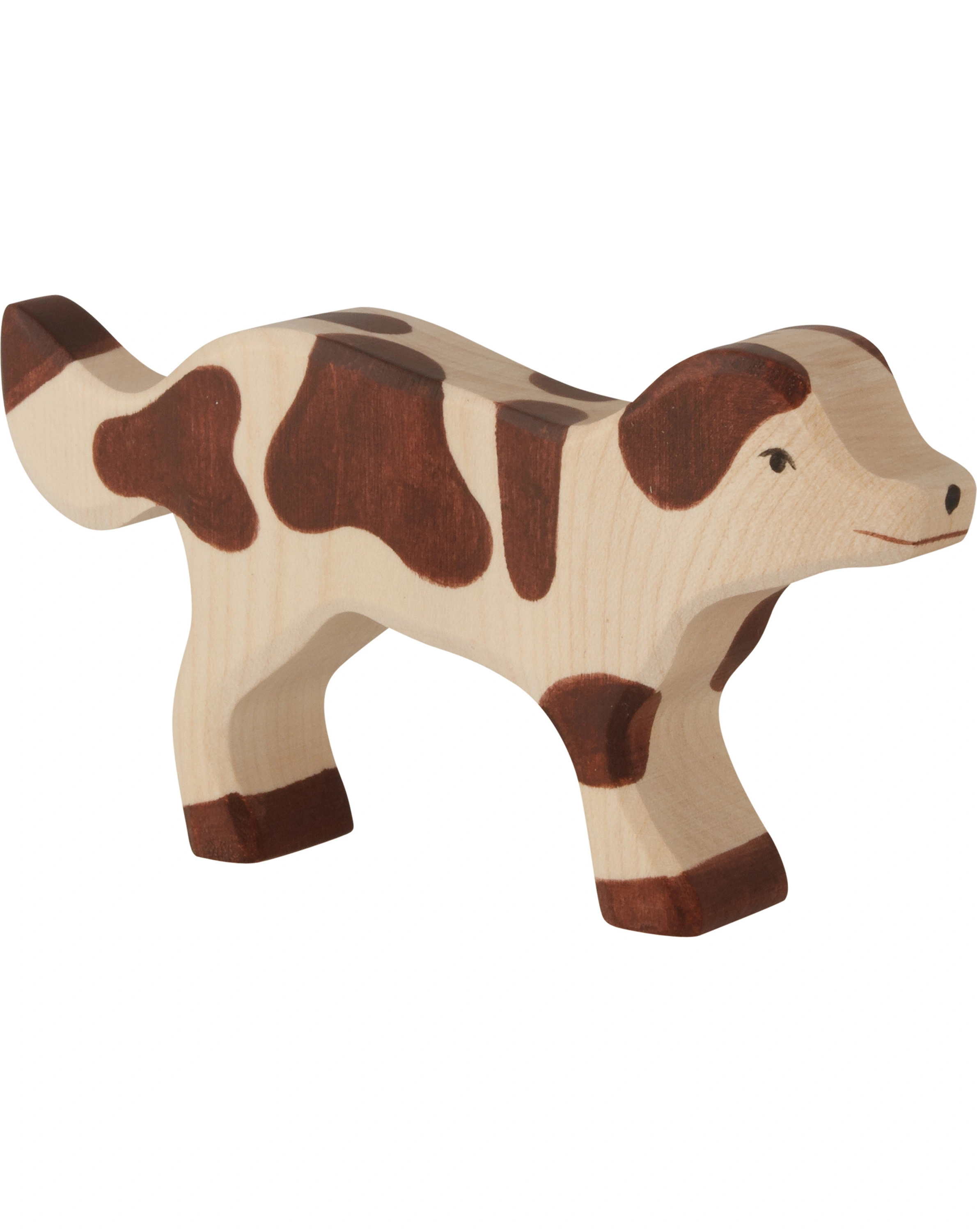 Holztier HOFHUND in braun/beige