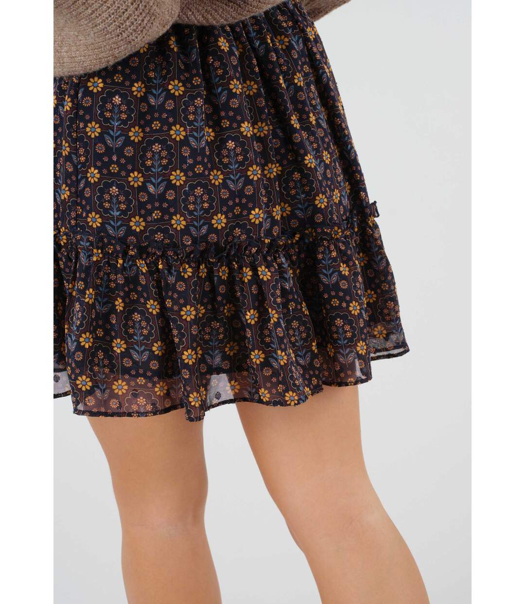 Jupe imprimé floral ISALDA