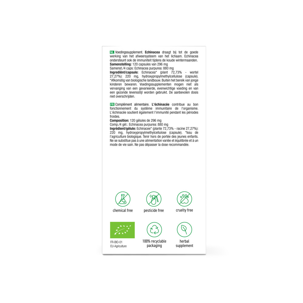 Purasana Echinacea 120 capsules
