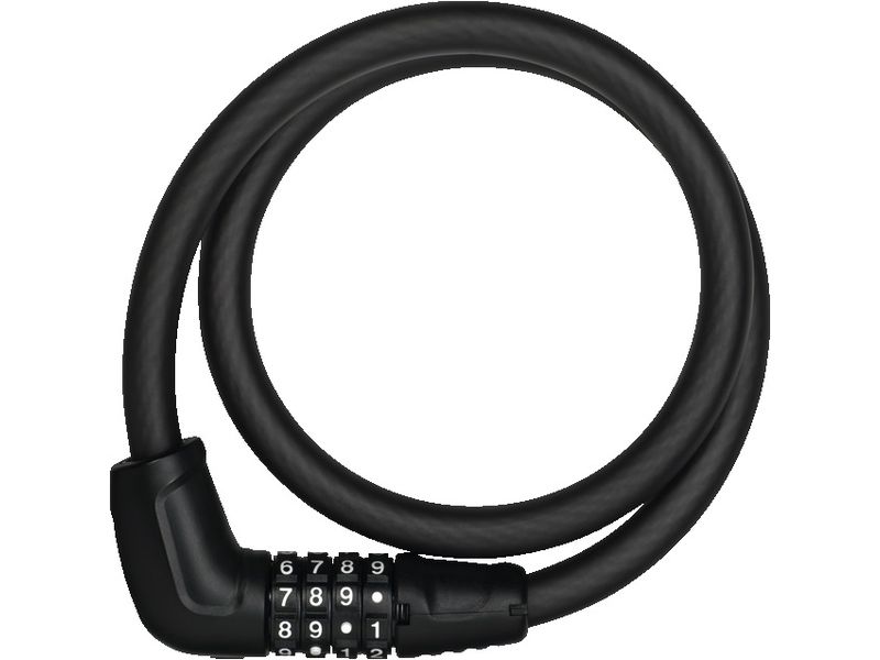 Abus Kabelschloss Tresor 6412C/85 Code Fahrradschloss mit Halter SCMU 6C
