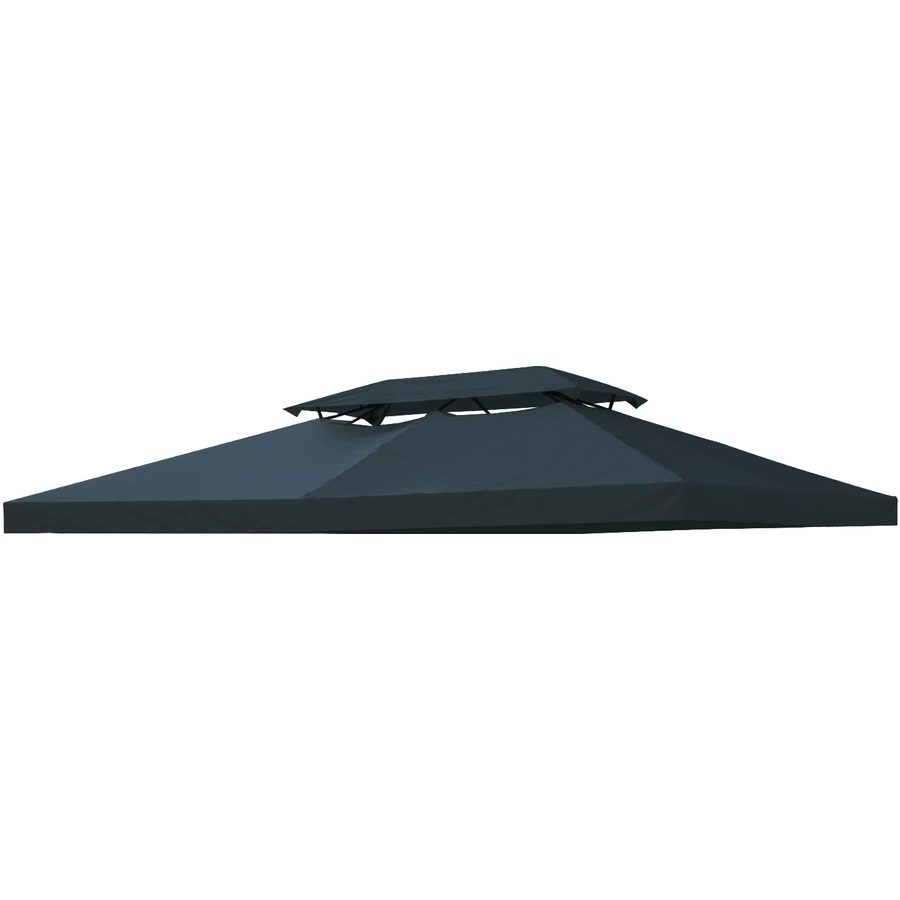 Outsunny Pavillondach für 3 x 4 m Pavillons grau