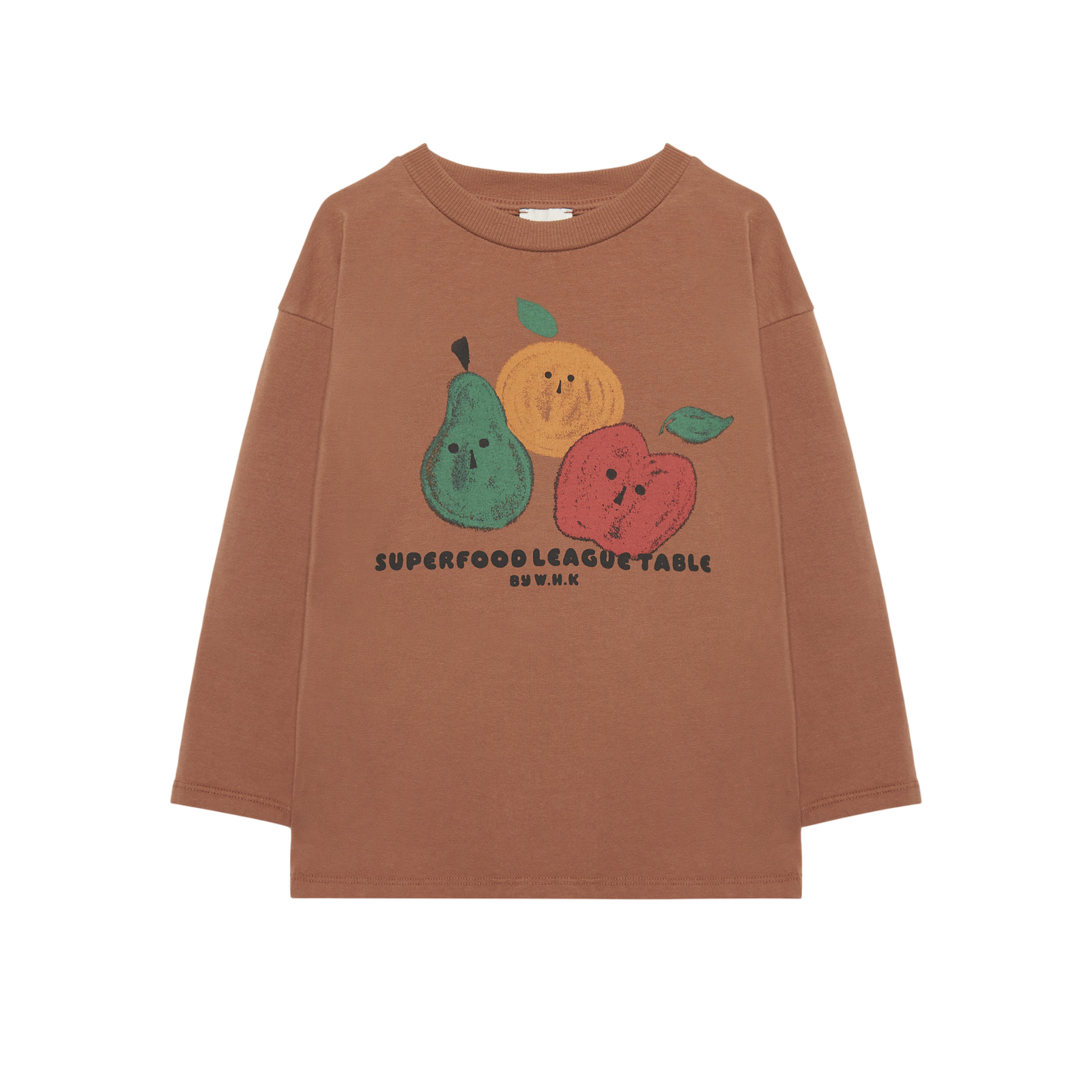 Langarmshirt Fruity Brown