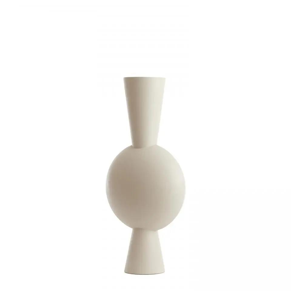 Light & Living - Kavandu vaas deco 37,5x22x81 cm - crème