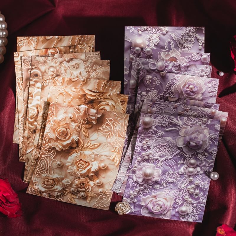 pinkjuava - Decoratief papier met faux parelprint voor dagboekachtergrond (verschillende ontwerpen)