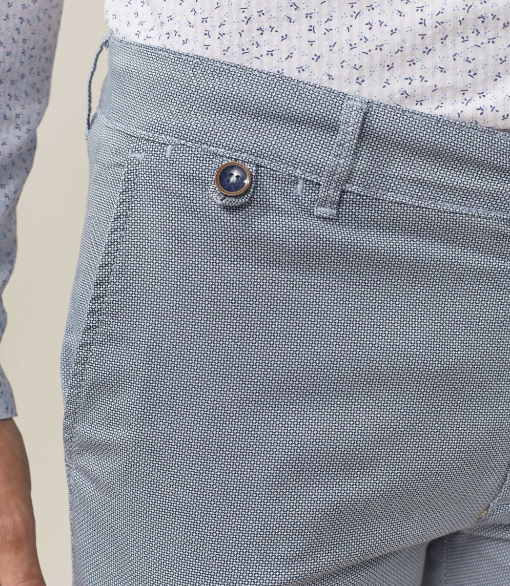 Pantalon casual imprime ciel 