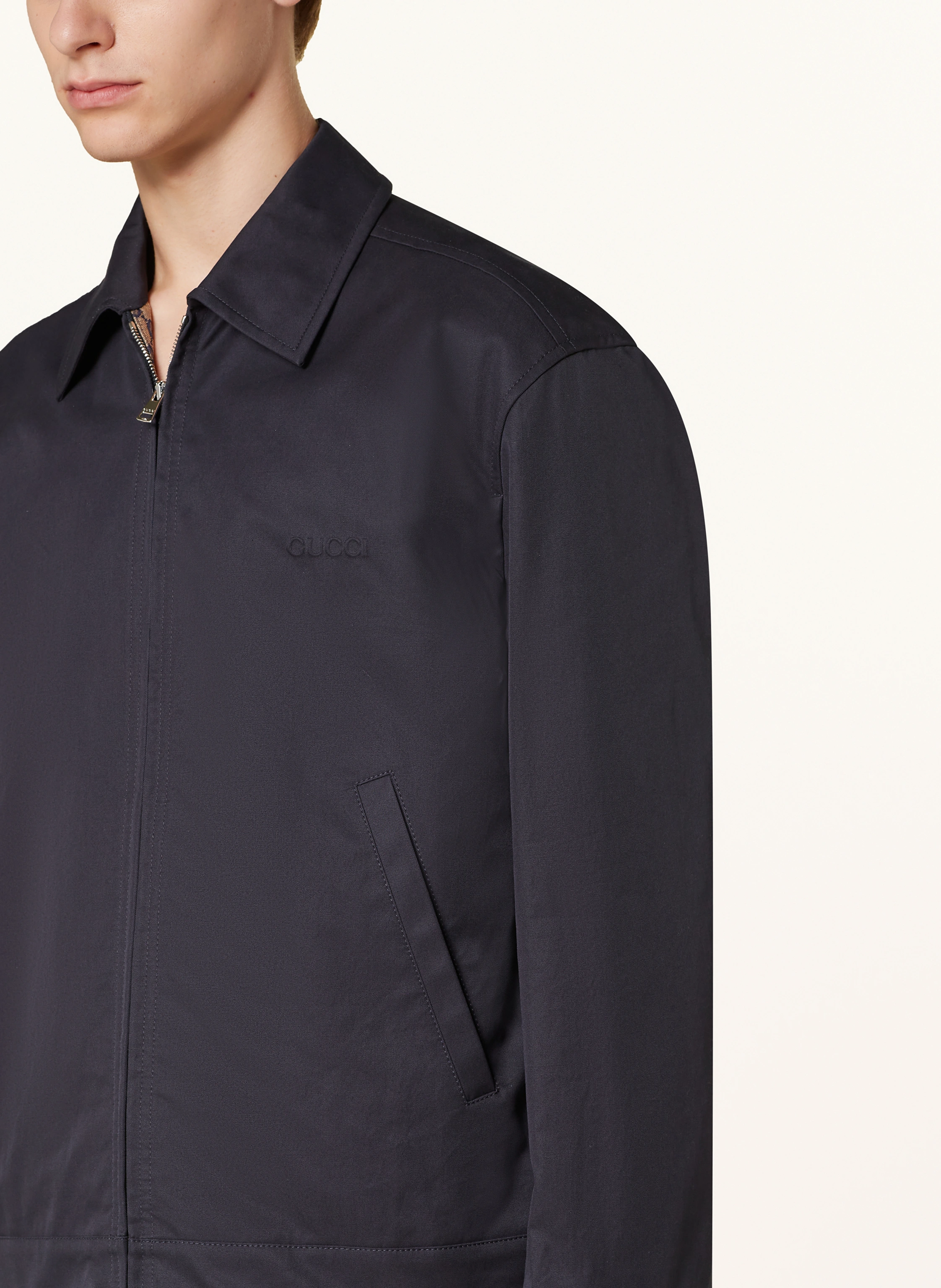 GUCCI Overjacket im Materialmix