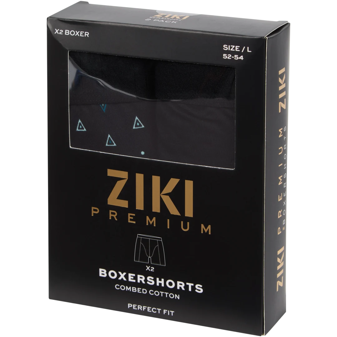 Ziki Premium boxershorts Maten M - XXL | 2 stuks | diverse kleuren