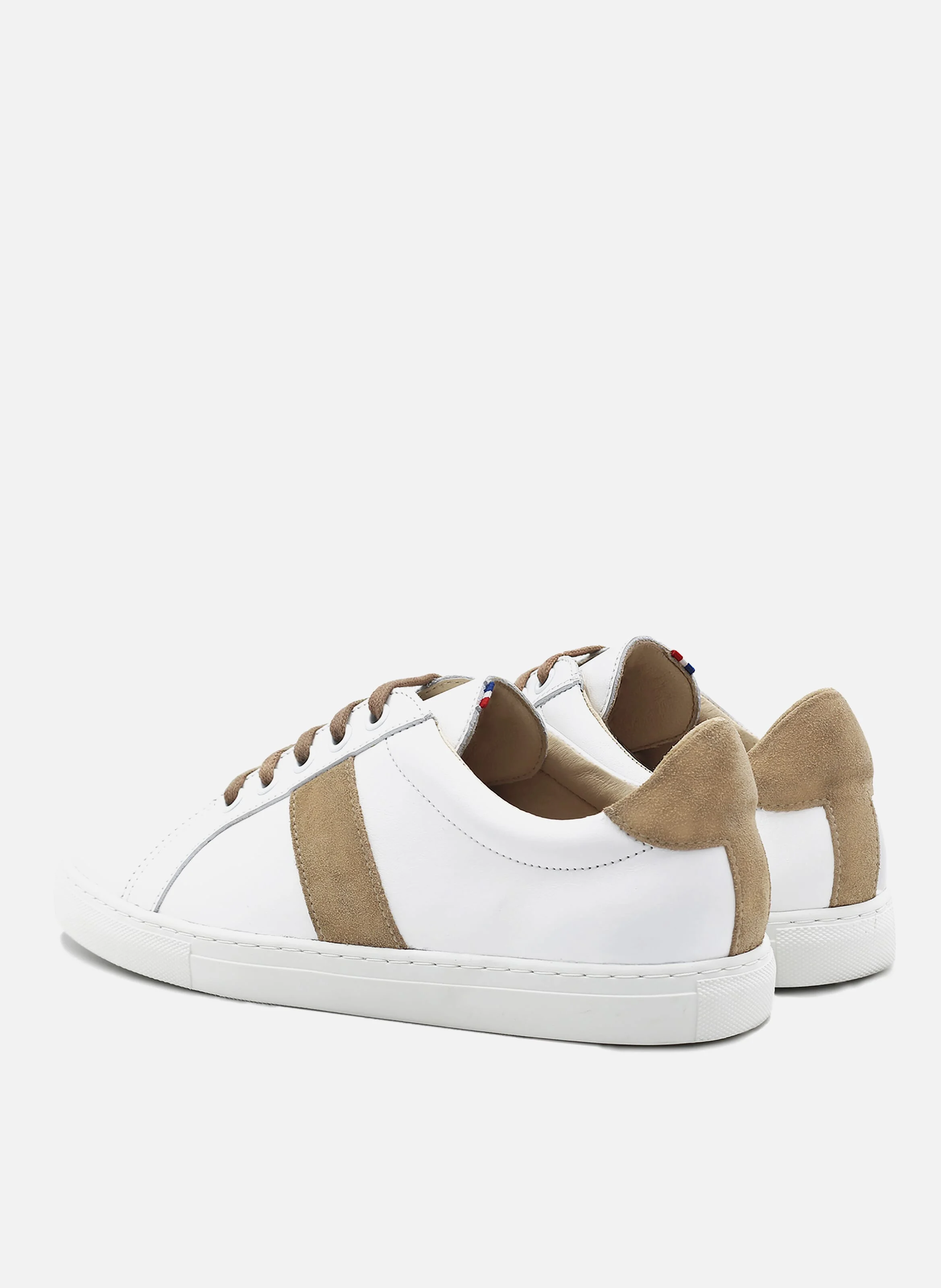 Baskets mif cuir | Blanc