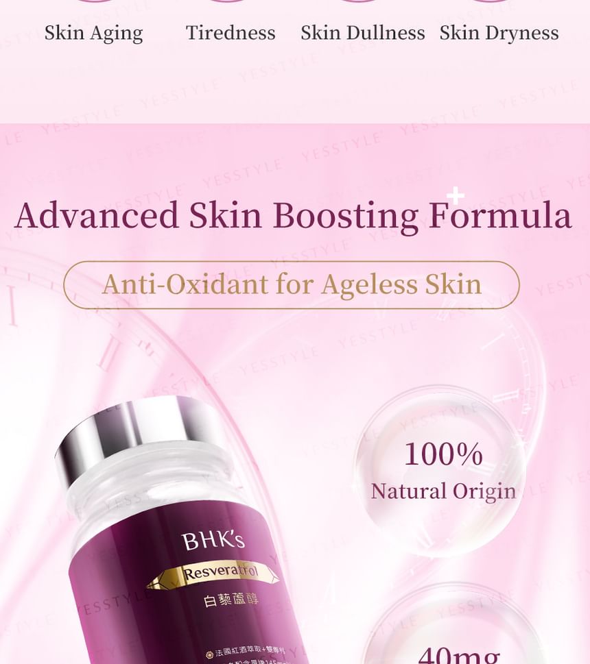 BHK's - Resveratrol Veg Capsules