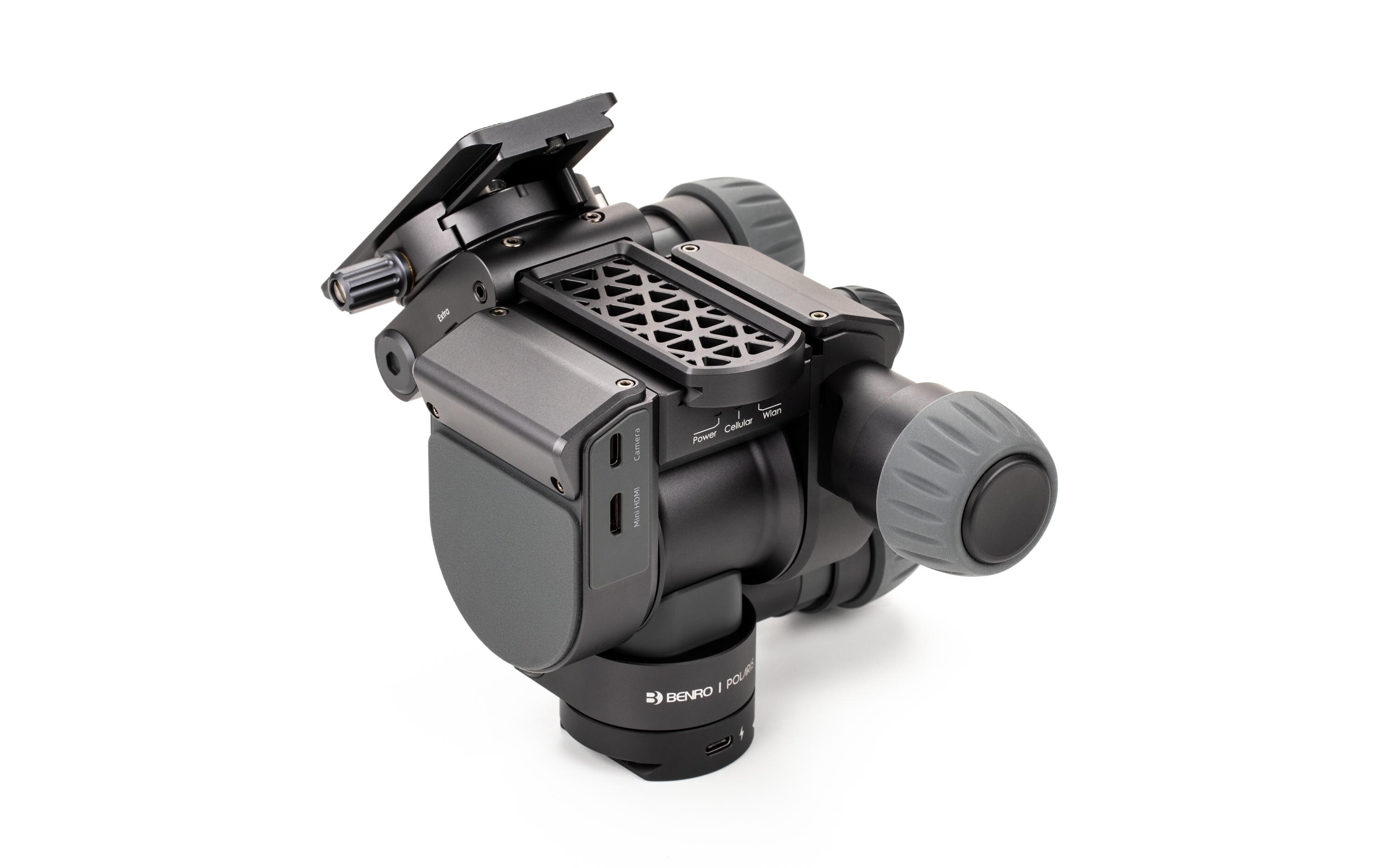 Stativkopf Polaris Astro 3-Achsen<br>Elektrischer 3-Achsen-Stativkopf mit integriertem Kamera-Interface-Controller