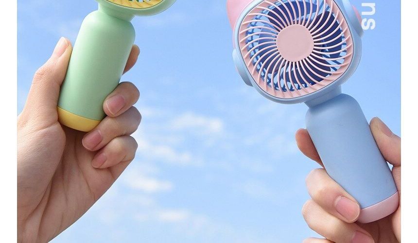 HOMTEC - USB oplaadbare draagbare ventilator met dierenoren (verschillende ontwerpen)
