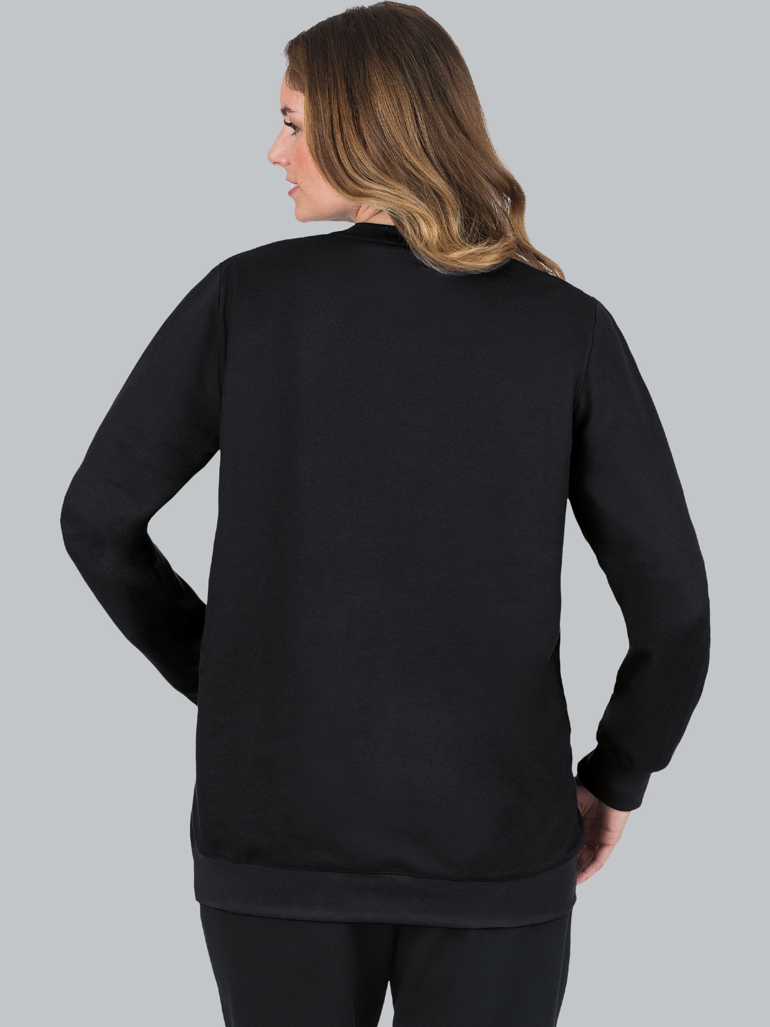 Sweatshirt aus Biobaumwolle Schwarz