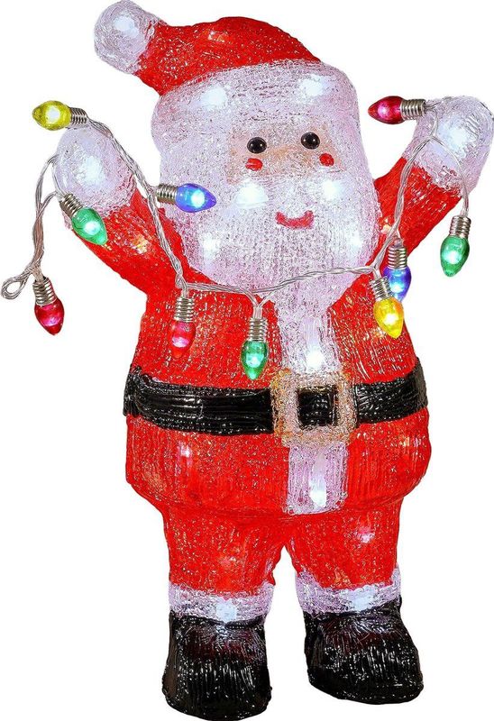 Luca Lighting - Kerstman - Kerstverlichting - Multikleur - 50 LED-lampjes - 5 meter snoer - IP44