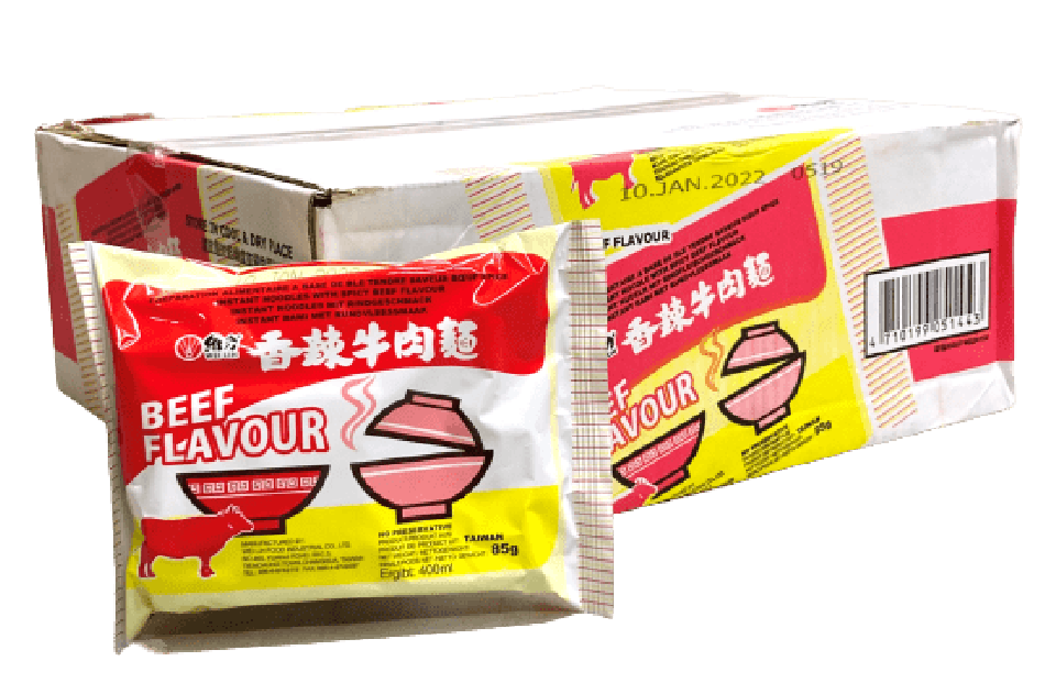 Wei Lih Instant Noedels Rundvleessmaak 30x85g