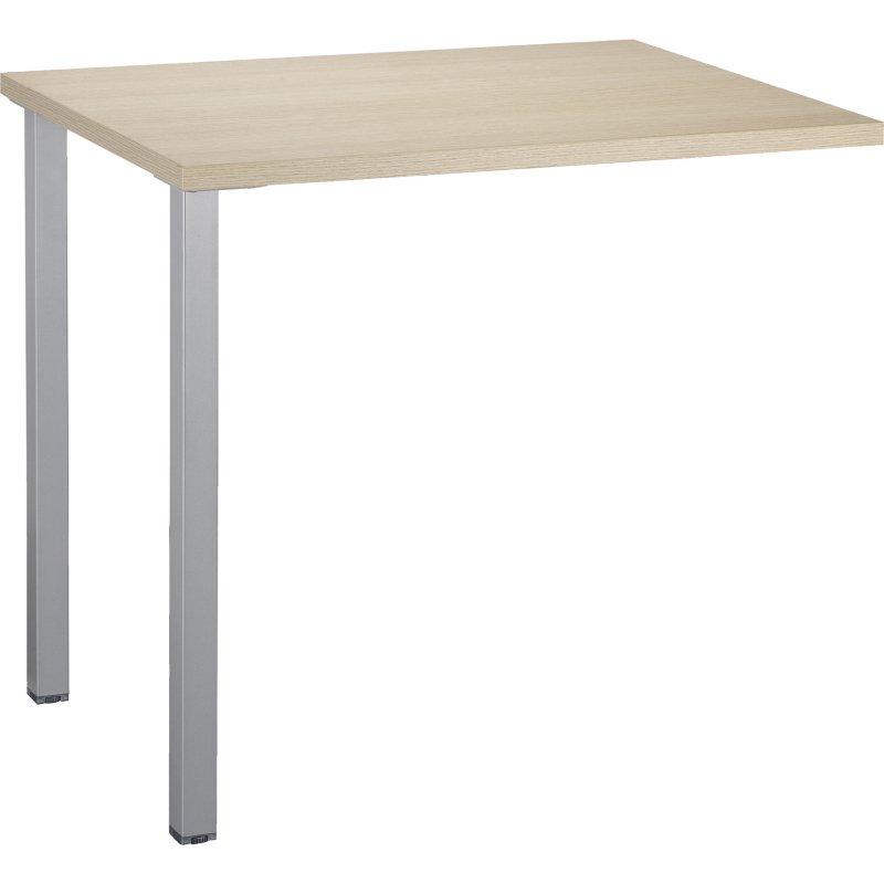 Retour bureau suspendu Squadra L 80 x P 60 cm piètement métal