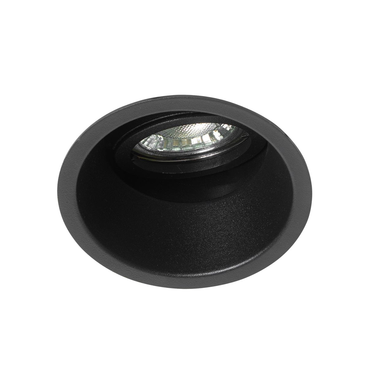 Smart inbouwspot zwart verstelbaar incl. Wifi GU10 - Alloy