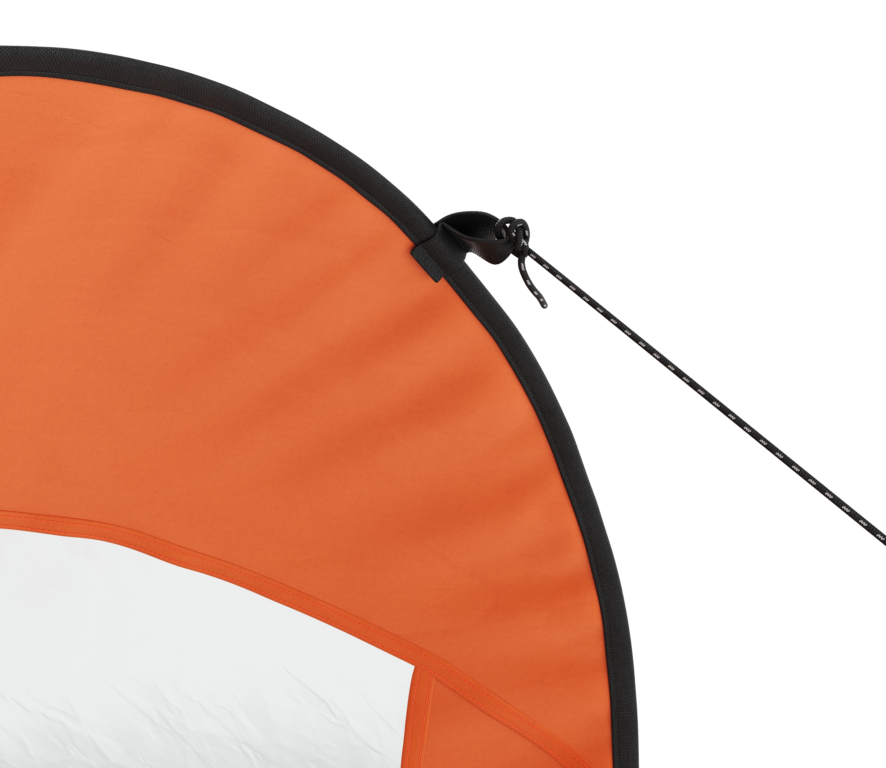 Windsegel für SUP und Kajak orange