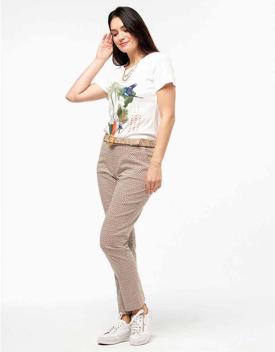 Jegging coton imprimé