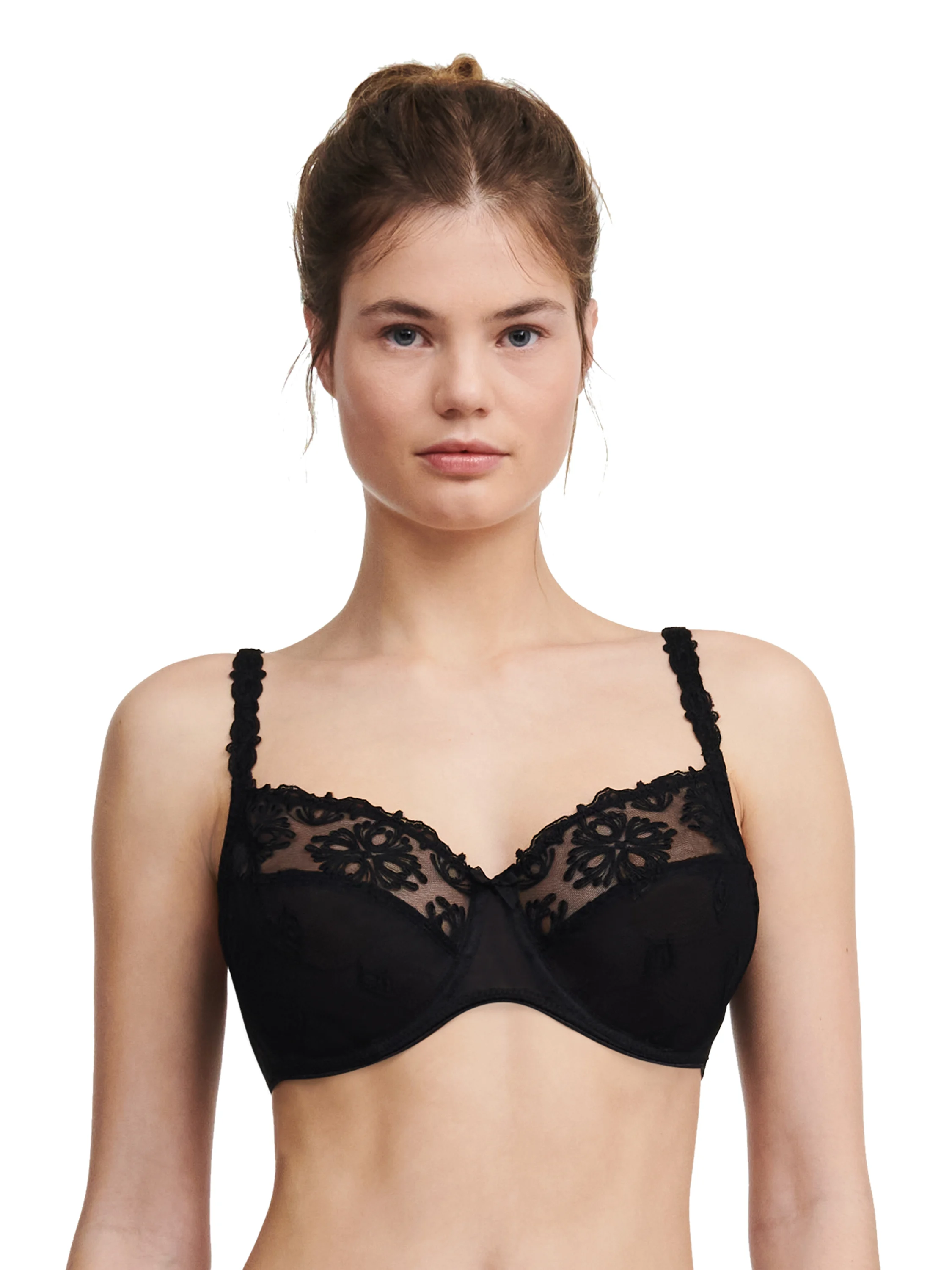 CHAMPS ELYSEES - Soutien-gorge emboîtant broderie italienne | Noir