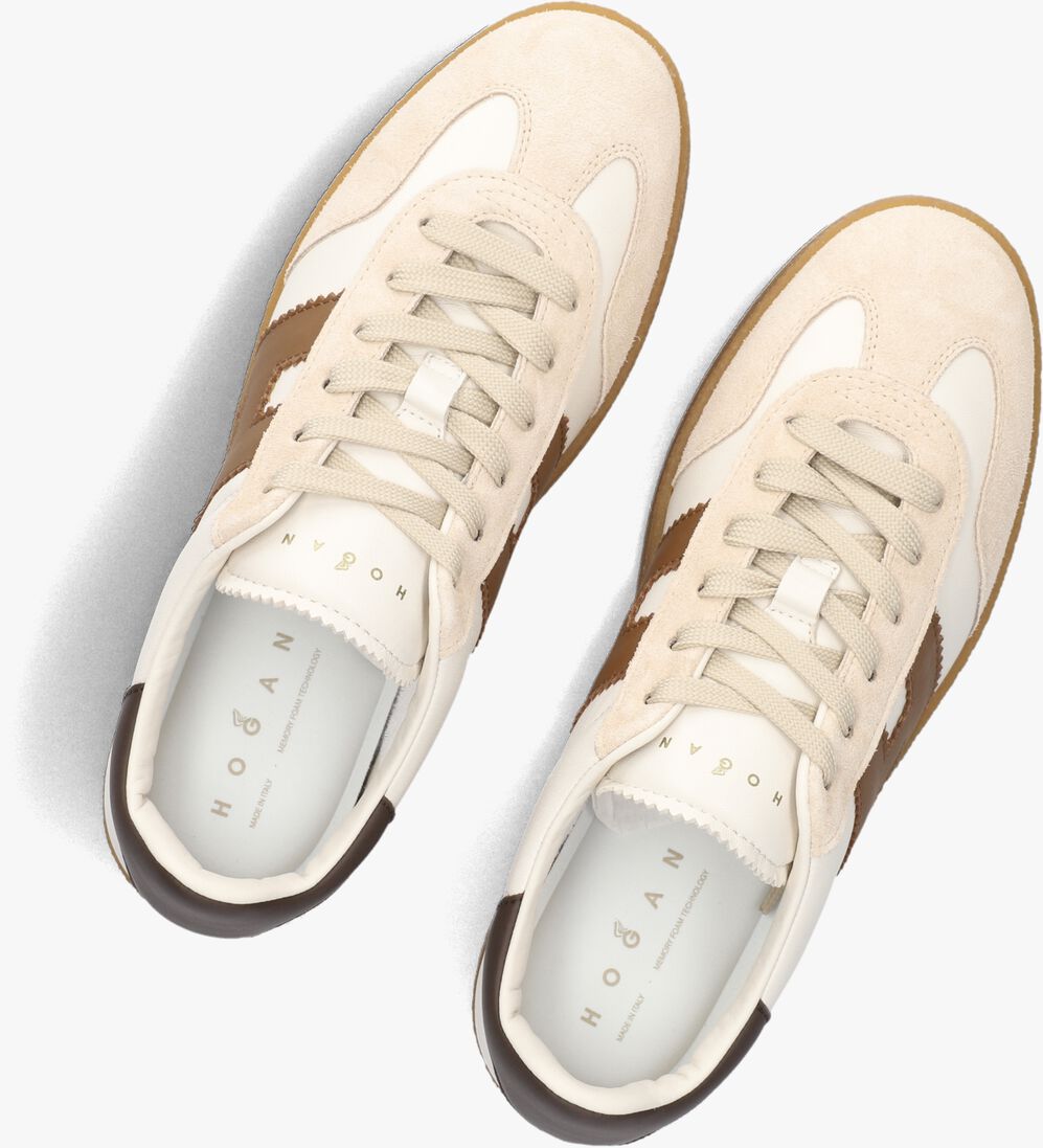 witte hogan lage sneakers h681 allacciato h