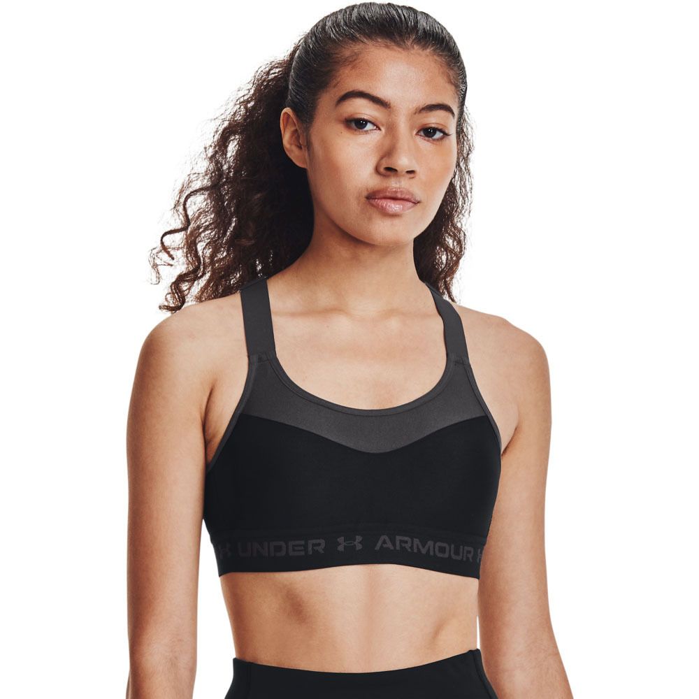 Under Armour CROSSBACK HIGH - Brassière Femme noir