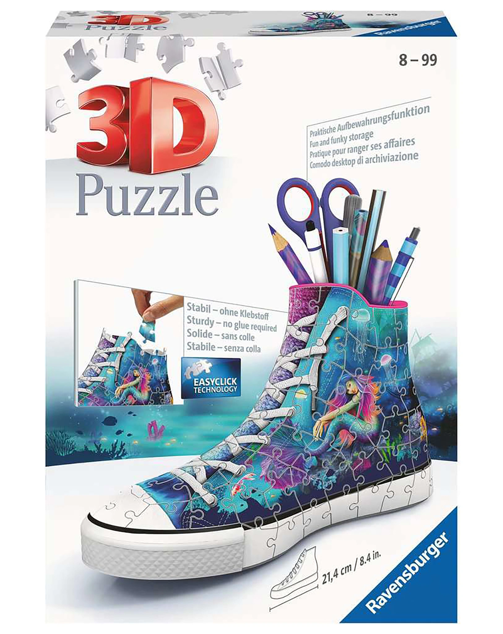 3D-Puzzle SNEAKER BEZAUBERNDE MEERJUNGFRAUEN 108-teilig