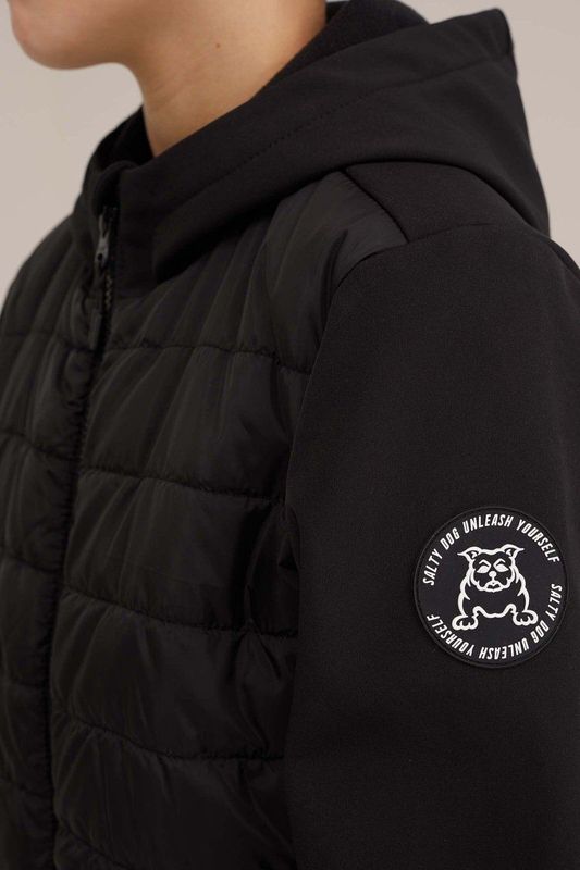 Salty Dog - Softshell Jack - Zwart - Jongens - Regular Fit