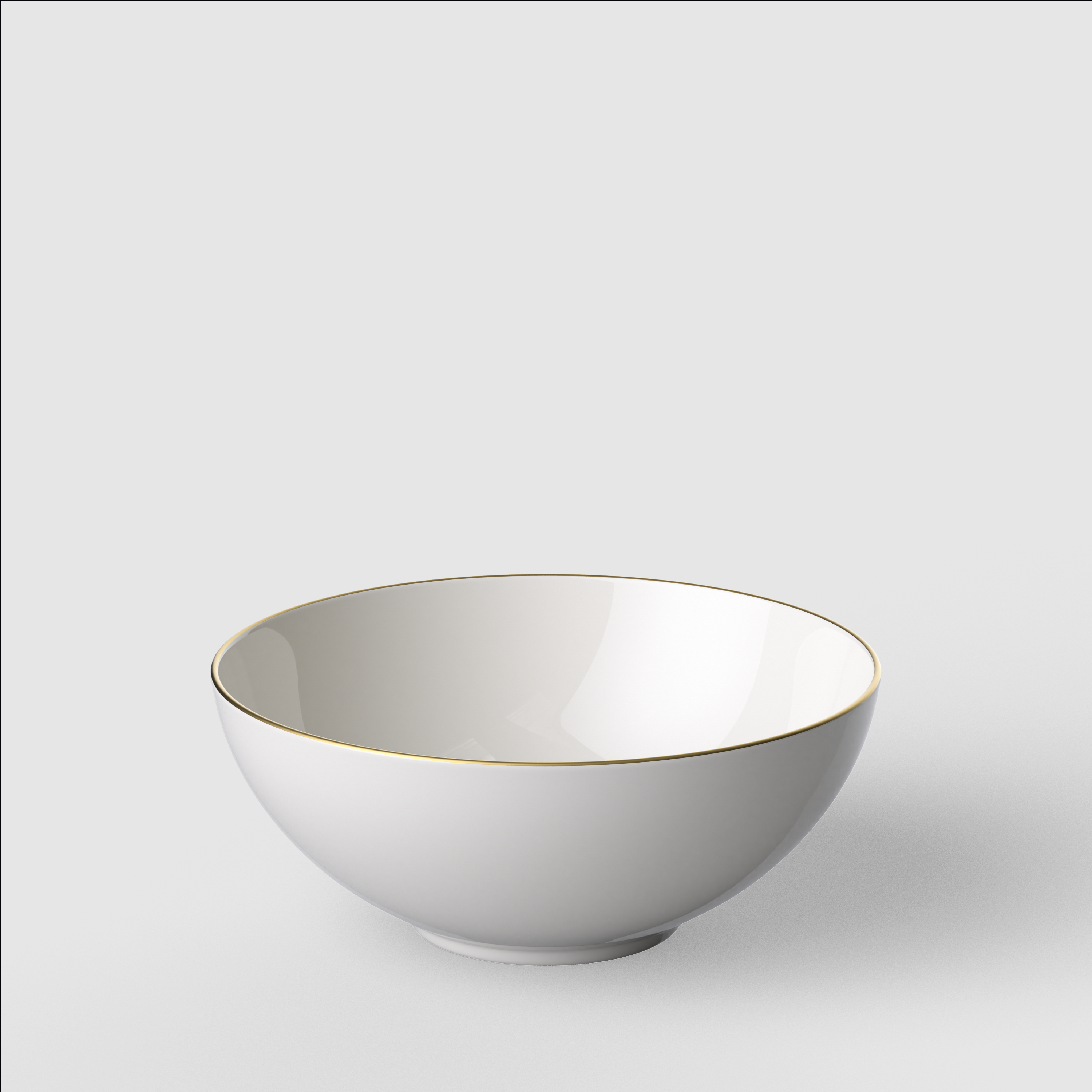Anmut Dessert bowl White, 8.2 oz, Premium Bone Porcelain