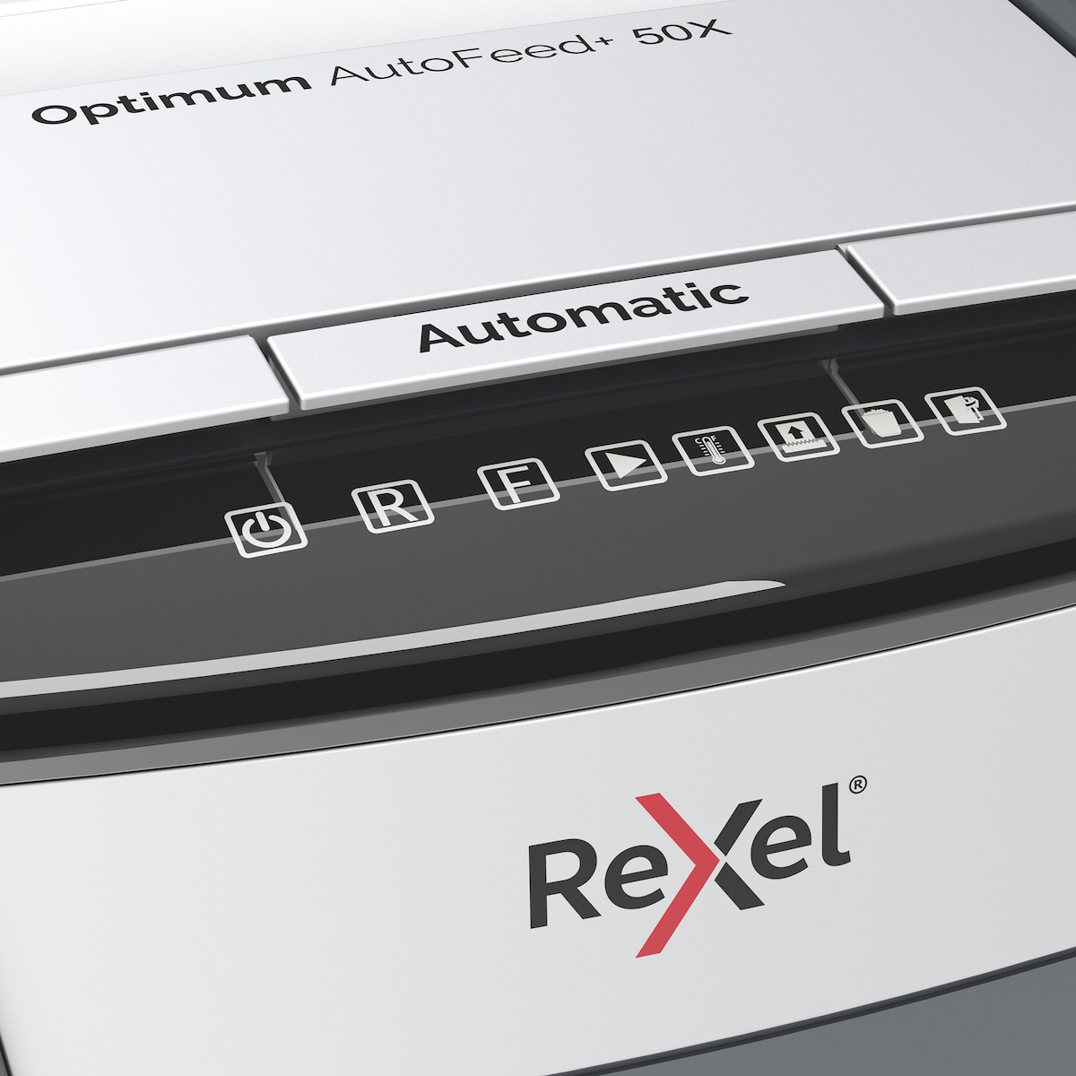 Rexel Optimum AutoFeed+ 50X makulator med krysskutting