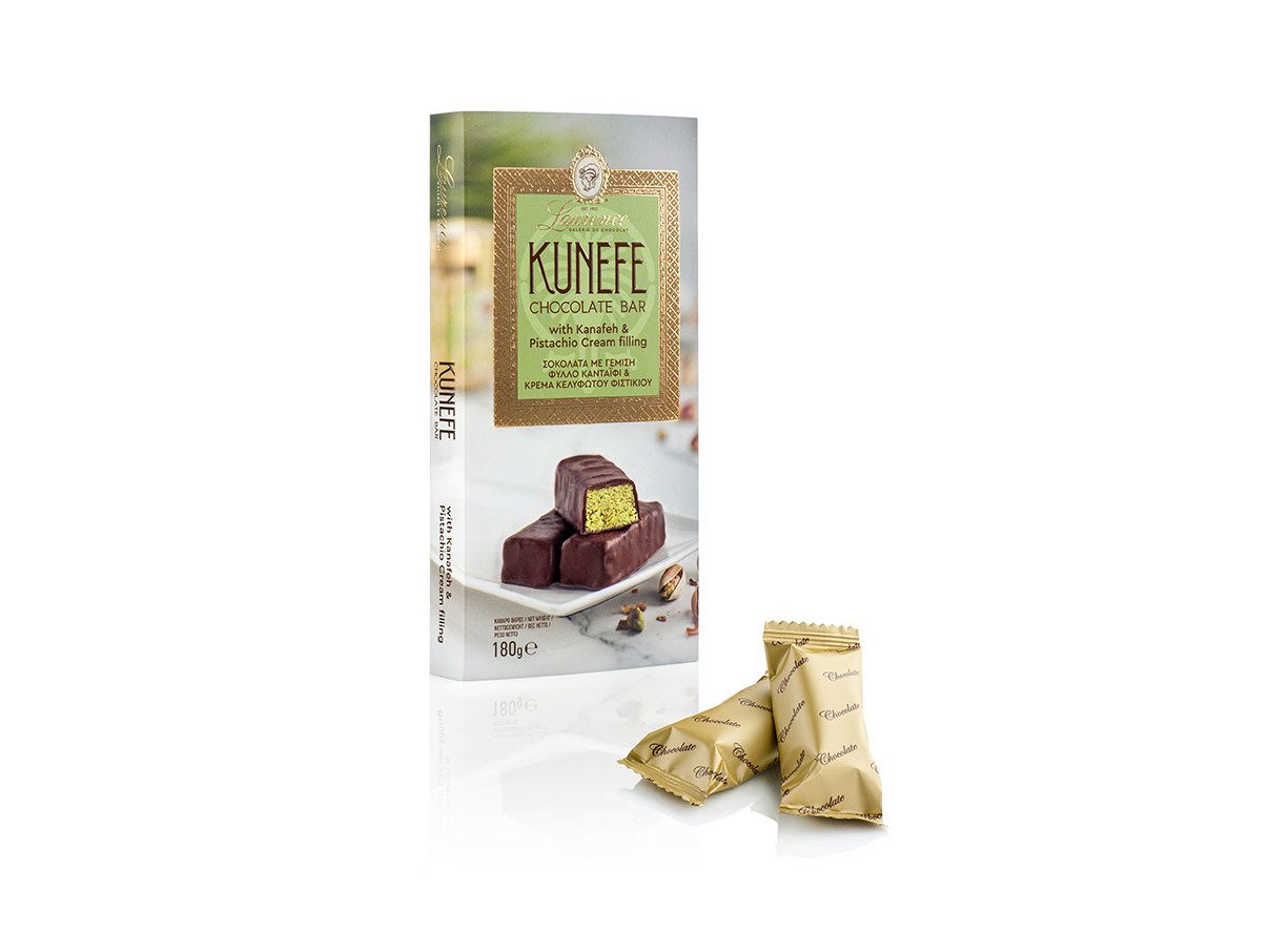 BARRAS DE CHOCOLATE LAURENCE KUNEFE 180G