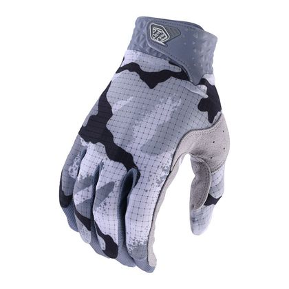 Gants cross TroyLee design AIR CAMO YOUTH - Gris / Blanc