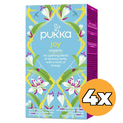 4x Pukka Joy Bio (20 zakjes)