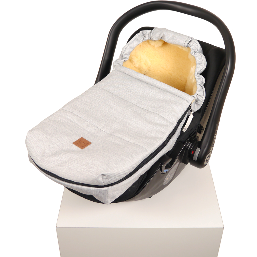 KAISER Winterfußsack Emma denim light grey