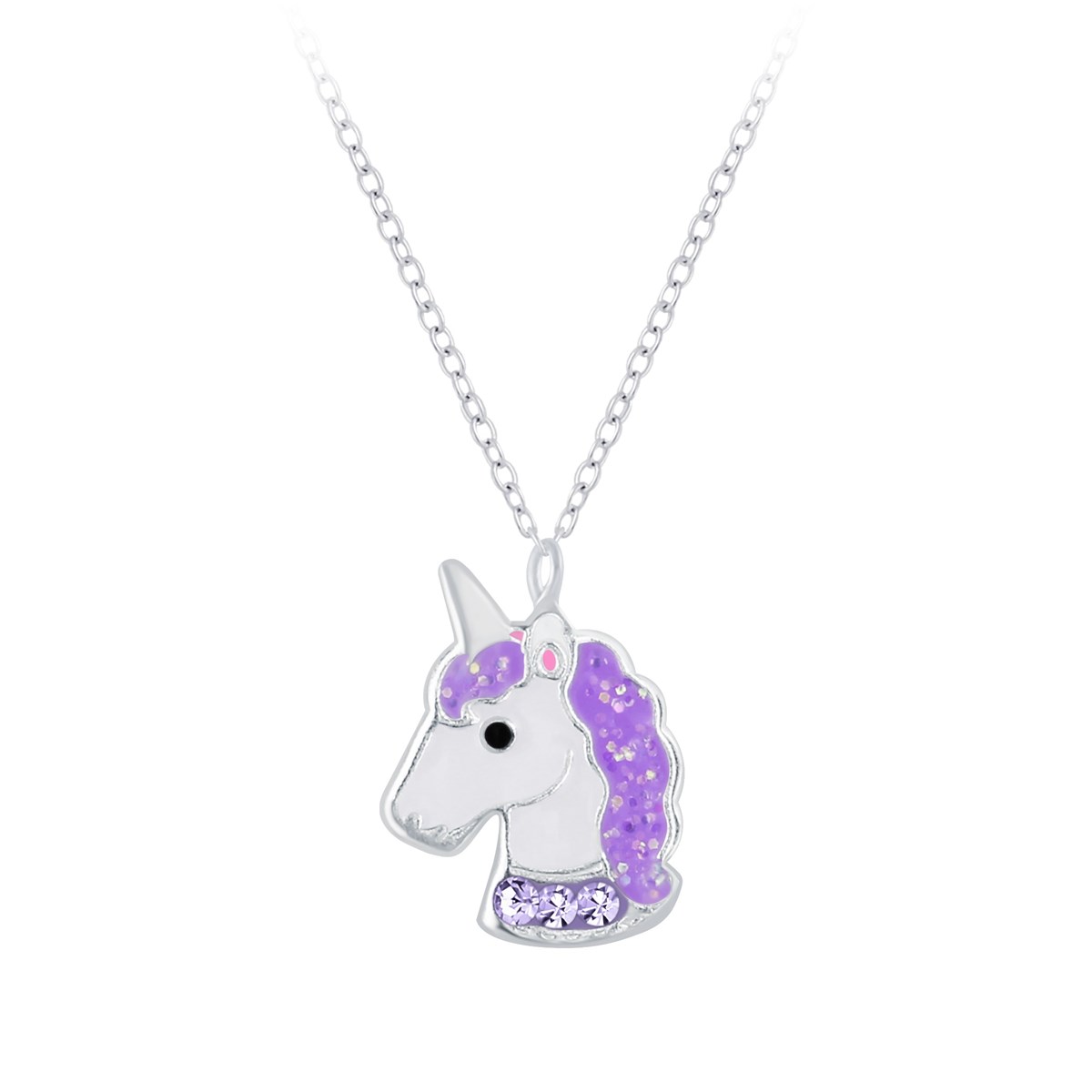 Collier pour enfant licorne en argent 925