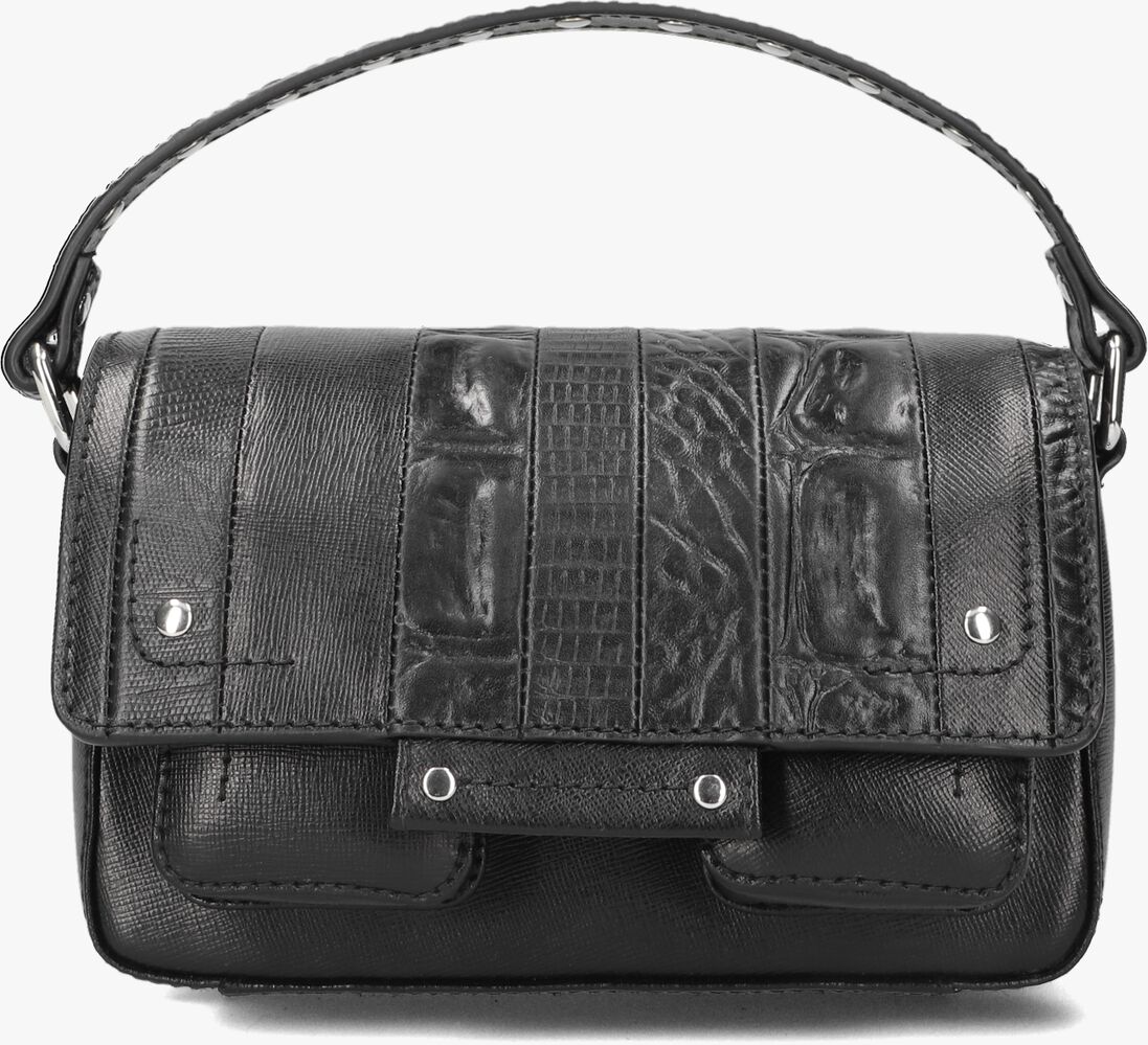 N\u00DANOO zwarte n&uacute;noo schoudertas small honey mix