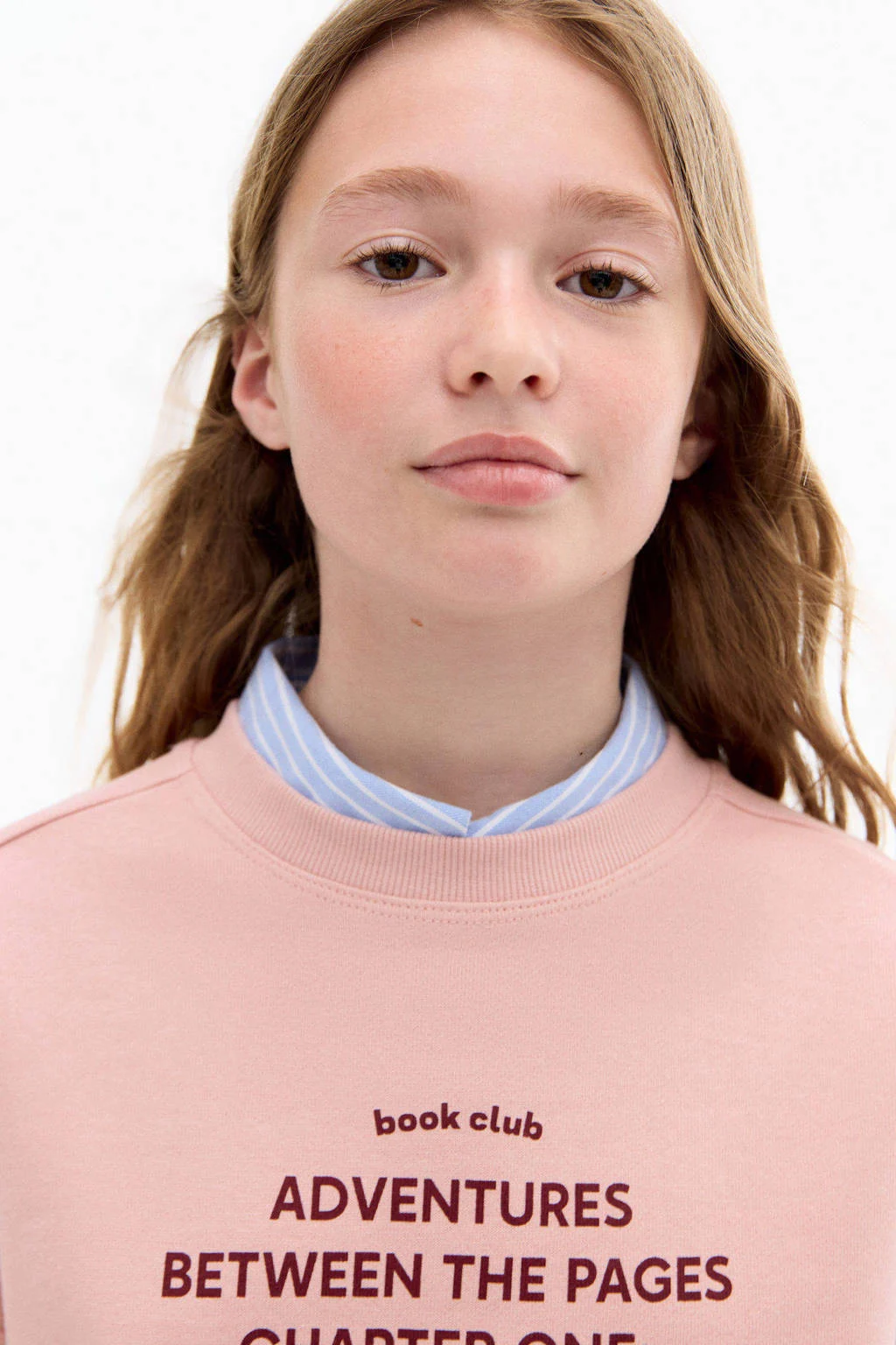 Mango Kids sweater roze