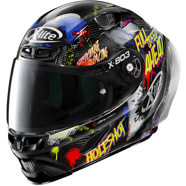 X-lite - Casque X-803 RS Ultra Carbon Holeshot Noir / Multicolore
