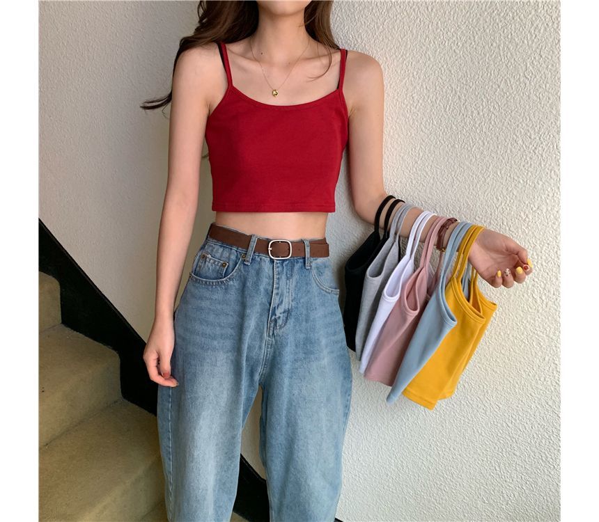 Moon City - Effen cropped camisole top