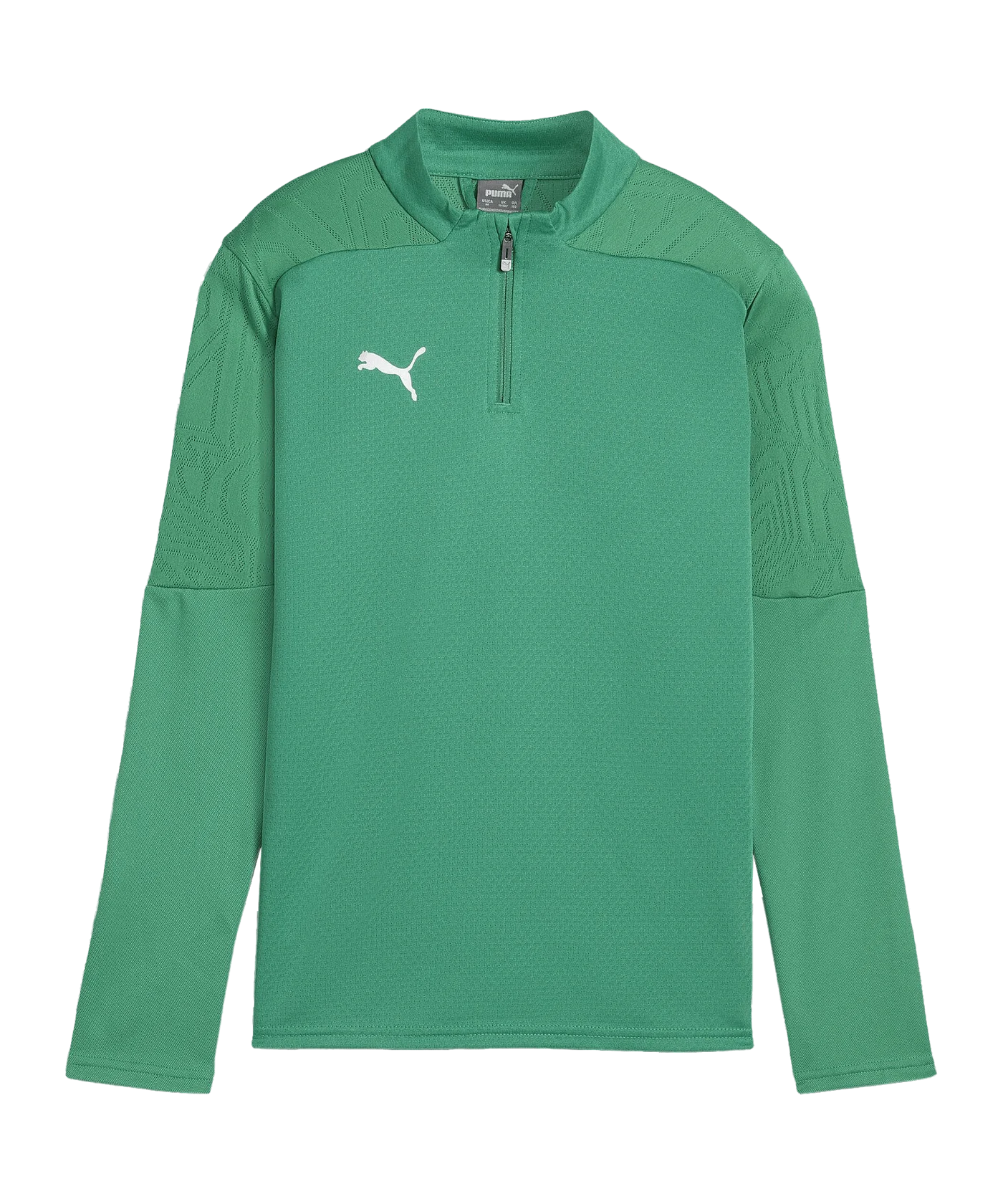 PUMA teamFINAL Training 1/4 Zip Sweatshirt Kids Grün F05