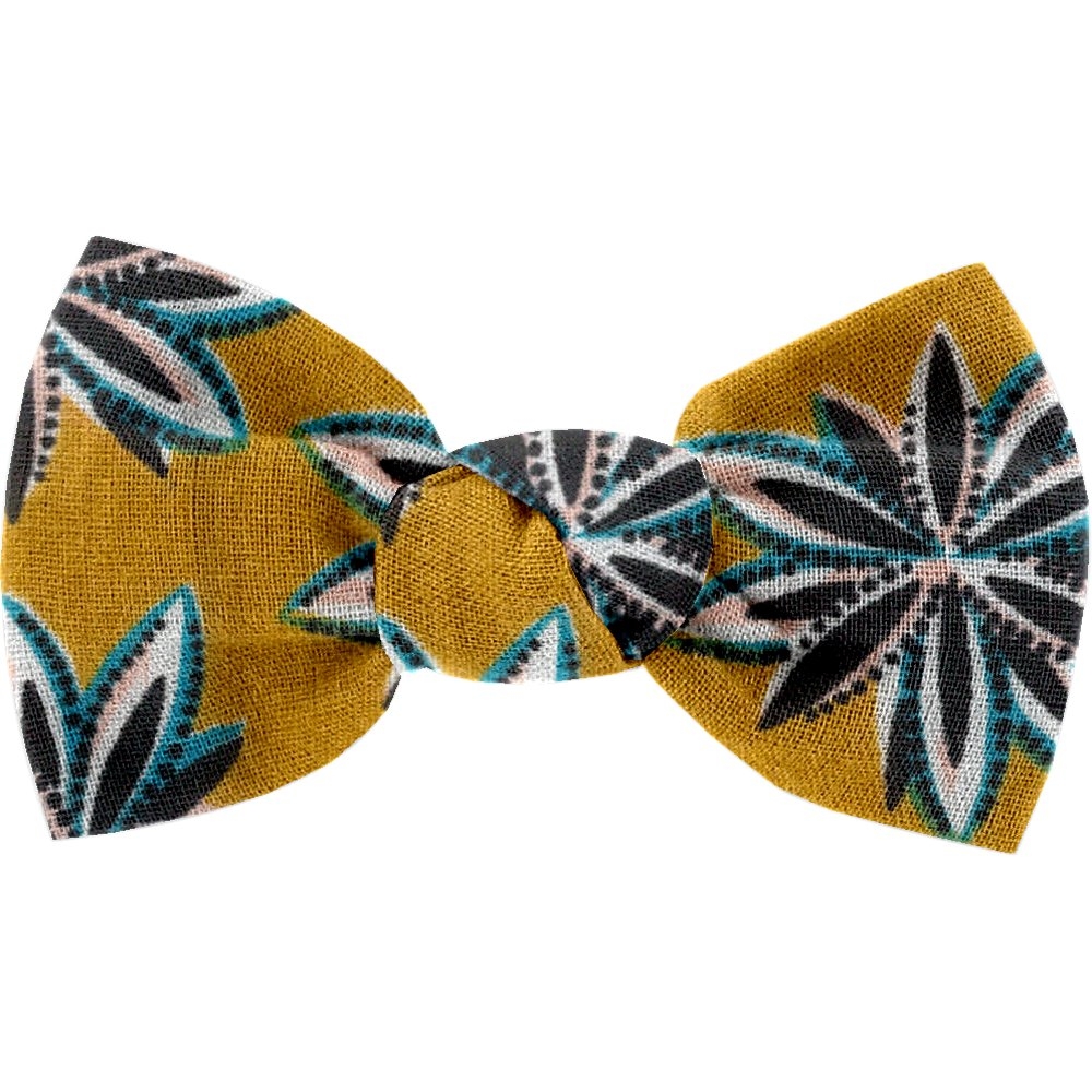 Barrette Petit Noeud Etoile Anisée