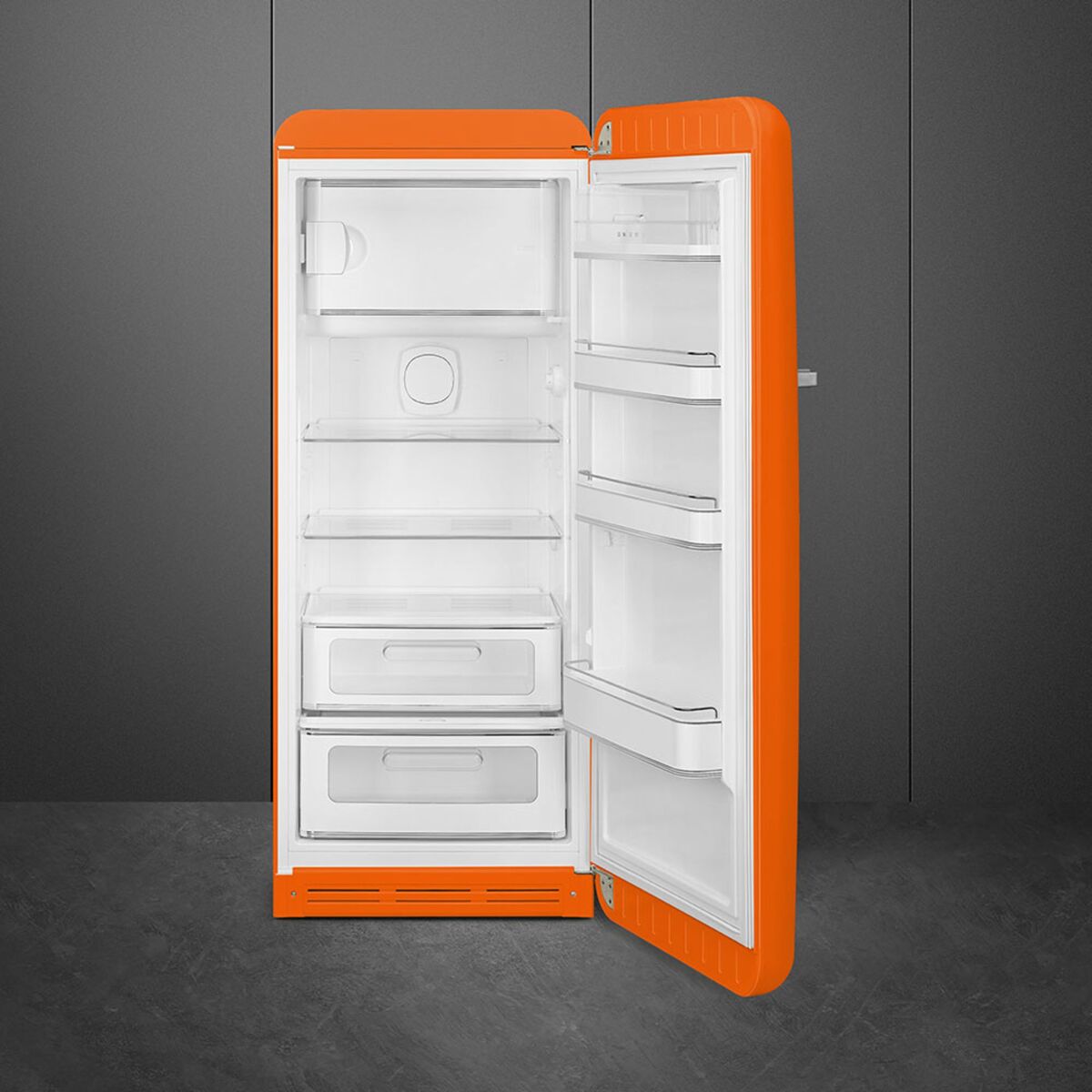 Smeg FAB28ROR6 Kjøleskap Med Fryserom 153cm Høyrehengt Oransje