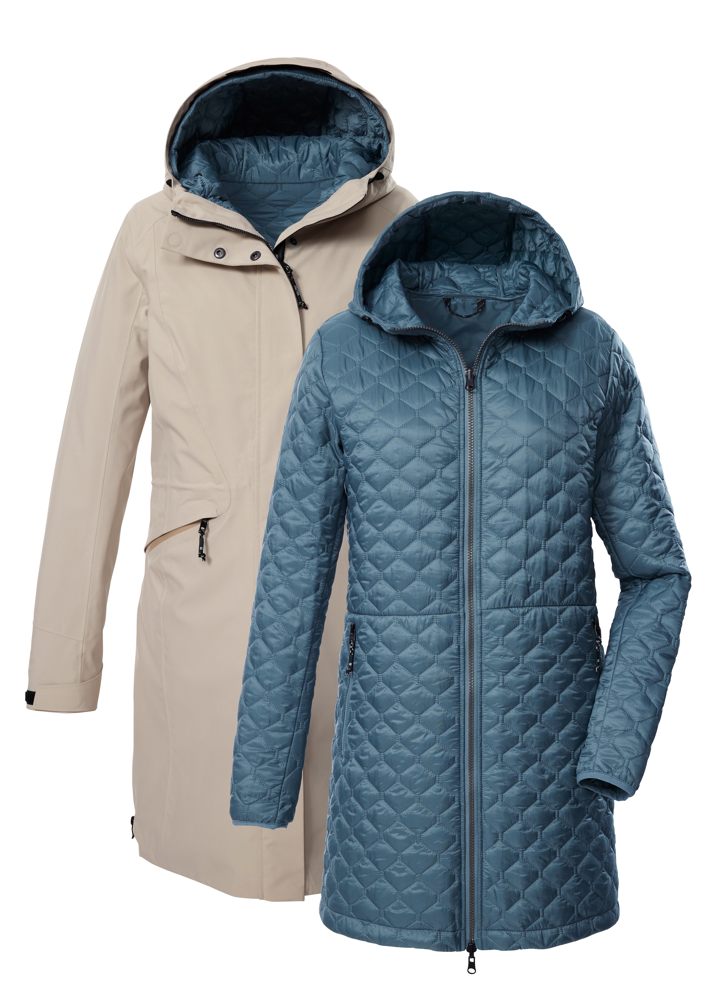 Killtec 3-in-1-Funktionsjacke »KOW 22 WMN JCKT« 1 Stk. tlg. Winterjacke Damen