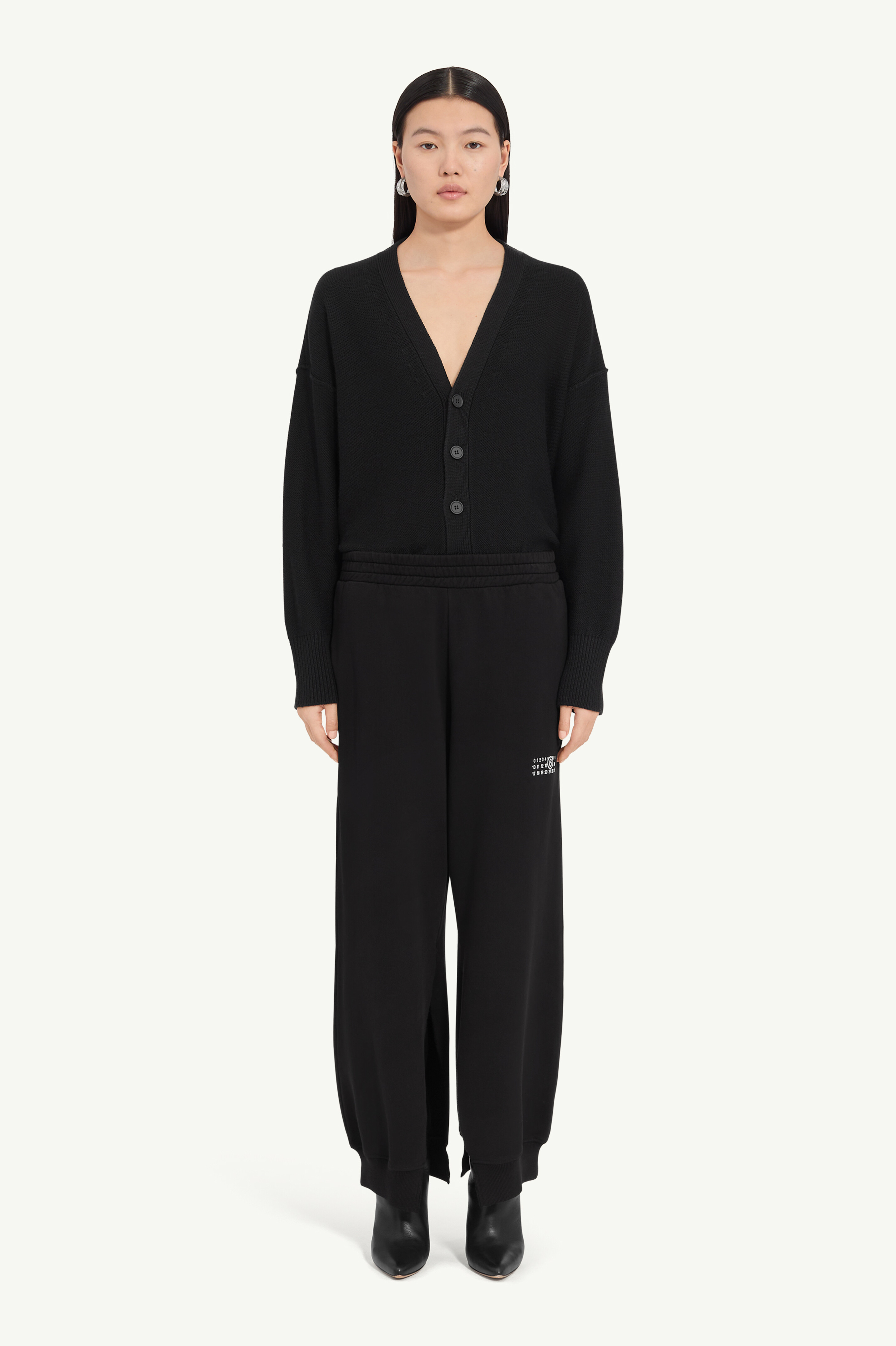 Pantalon de survêtement en coton pour femme | MM6