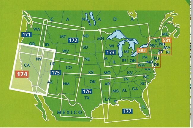 MICHELIN - 174 CALIFORNIE NEVADA ECHELLE 1 1 267 200