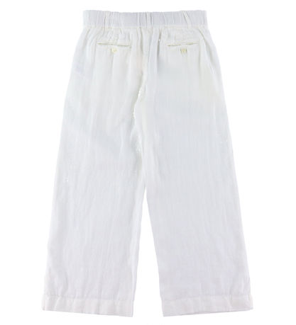 GANT Hosen - Leinen - Breit - Weiß