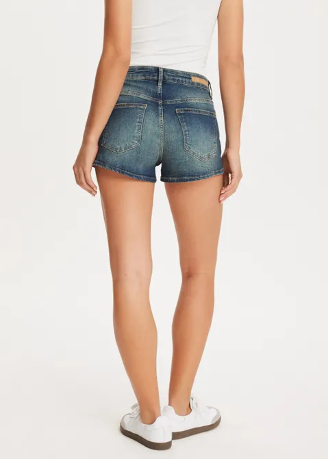 Denim hotpants met zakken jeans (BLW.TIN)