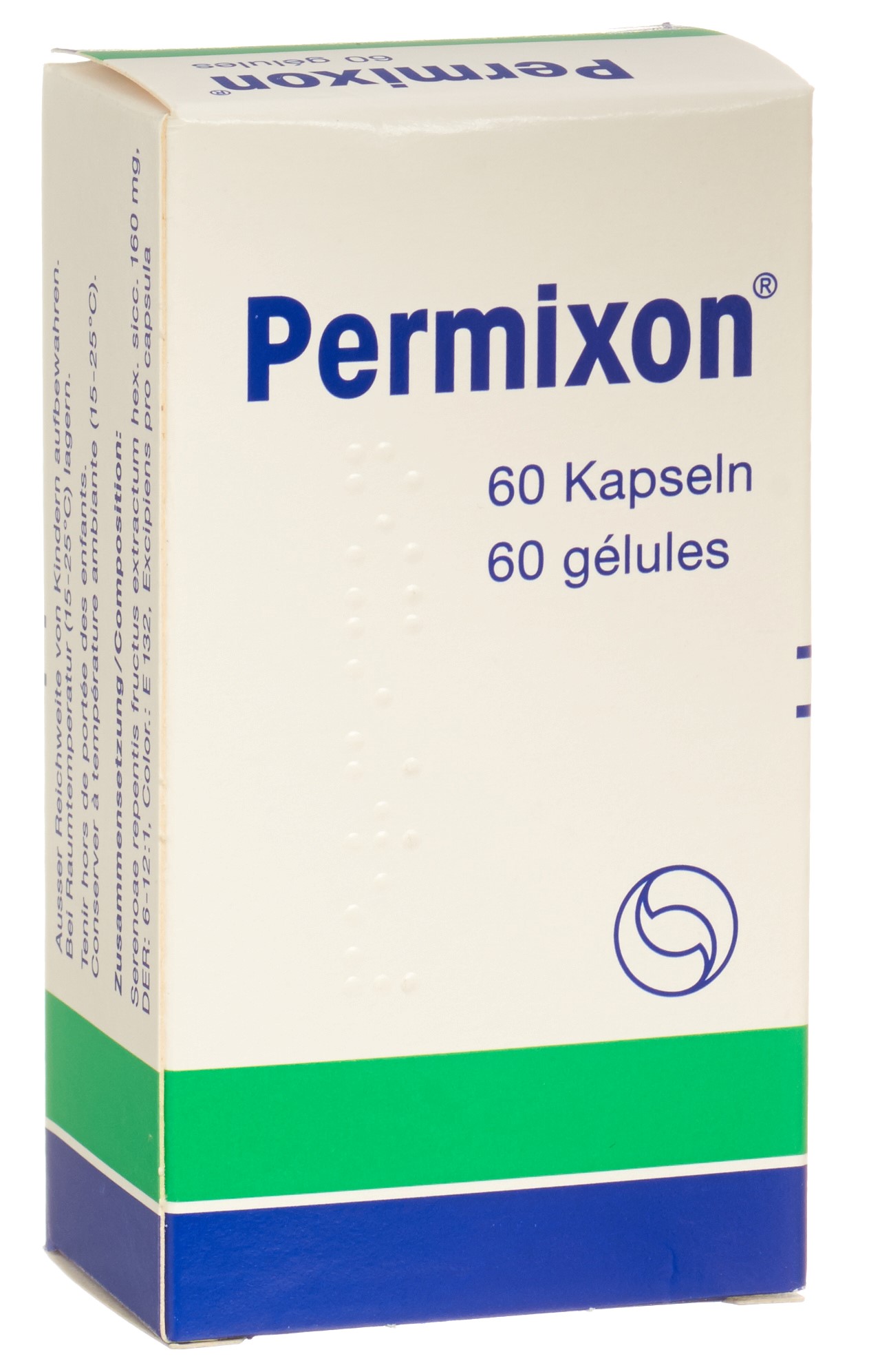 PERMIXON Kaps 160 mg Blist 60 Stk<br>60 Stück, Blister, Hartkapsel