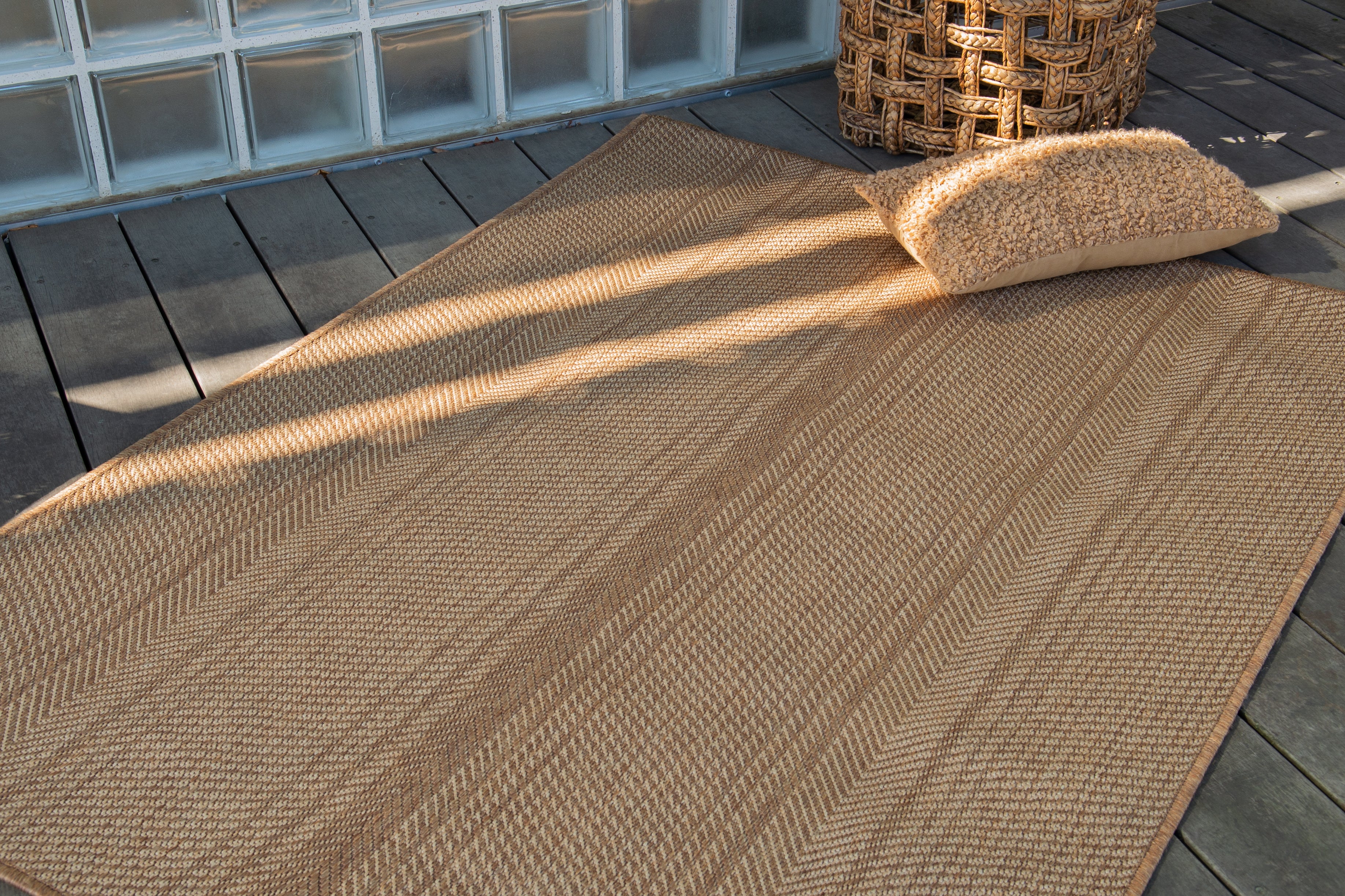 Tapis intérieur - cosy - 120 x 160 cm - marron - cezare