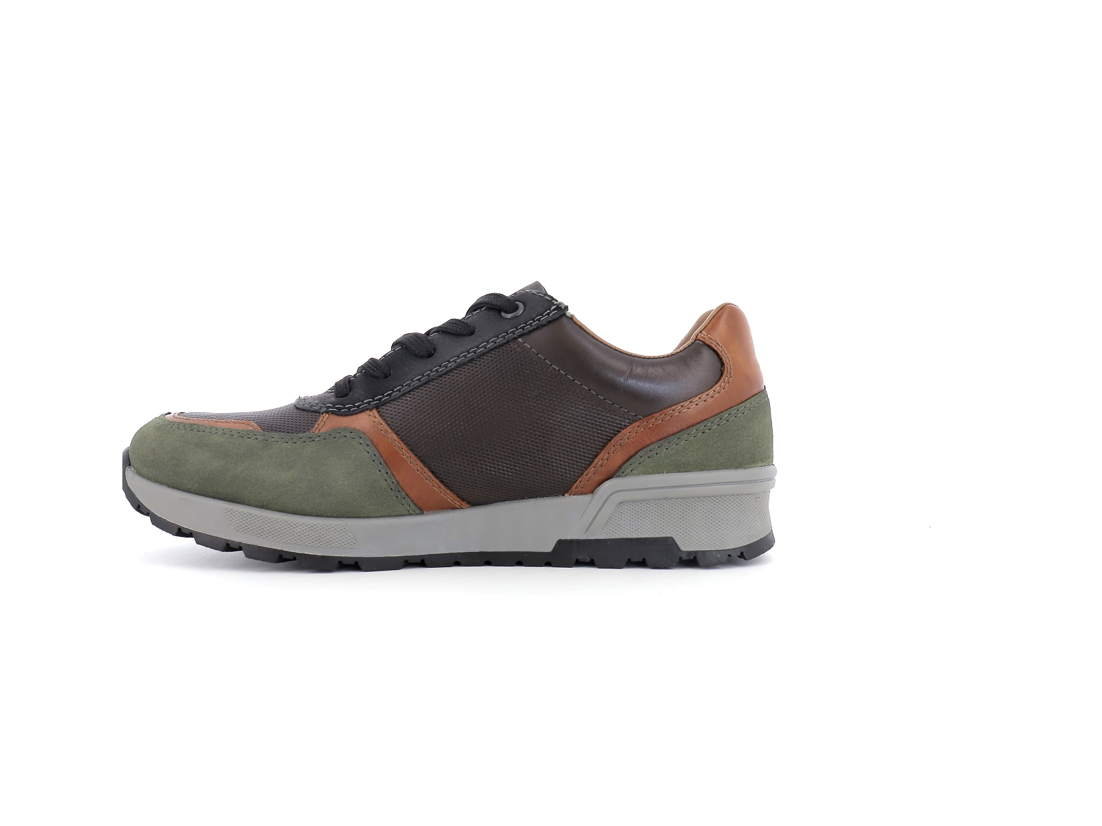 Rieker-15131 Cuir Olive