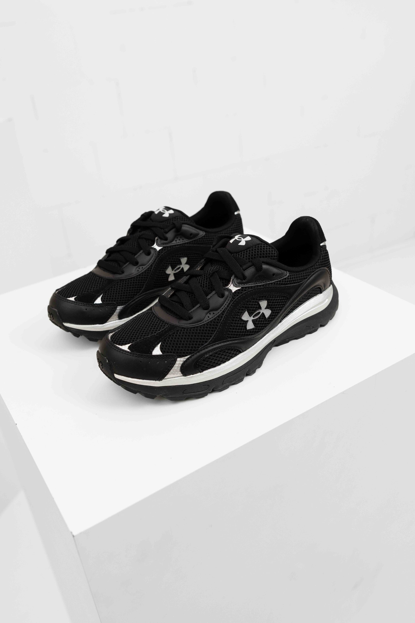 Under Armour Tech Runner Sneakers Heren Zwart/Zilver